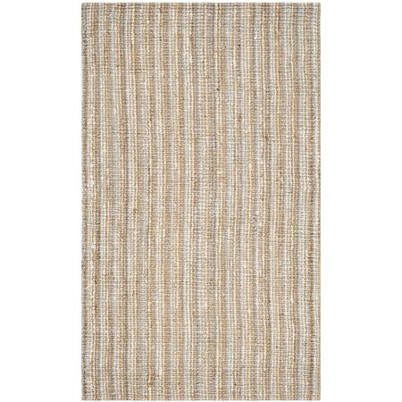 Safavieh Natural Fiber Hand Woven Rectangle Rug Grey & Natural - 9 x 12 ft. NF447K-9